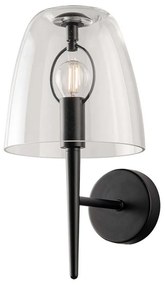 Φωτιστικό Τοίχου - Απλίκα Ares I-ARES-AP1-TR 1xE14 22x33,7cm Clear Luce Ambiente Design Glass