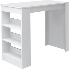 Τραπέζι μπαρ Deep Megapap χρώμα λευκό 120x50x100εκ.