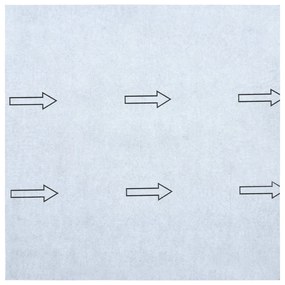 vidaXL Δάπεδο Αυτοκόλλητο Λευκό 5,11 μ² από PVC