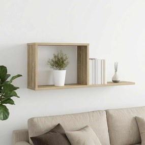 VidaXL Κρεμαστά ράφια Sonoma Δρυς 80 x 15 x 30 εκ