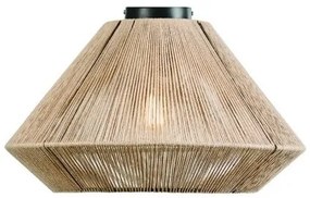 Arkolight Μοντέρνο Φωτιστικό Οροφής Φ45xY30cm Μαύρο-Φυσικό 976-2/45
