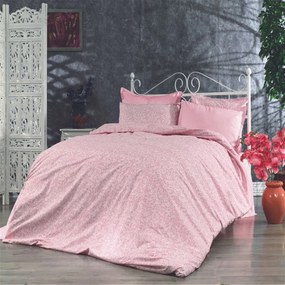 Σεντόνι Σετ 4Τμχ Αρετή 272 Pink DimCol Υπέρδιπλο 220x240cm Βαμβάκι-Πολυέστερ