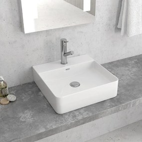 KARAG LT2177 Νιπτήρας Επικαθήμενος Λευκό Πορσελάνη