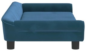 vidaXL Καναπές Παιδικός Μπλε 100 x 50 x 26 εκ. από Βελούδο
