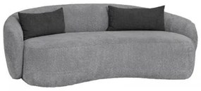 ΚΑΝΑΠΕΣ ΤΡΙΘΕΣΙΟΣ Fylliana Simone ΓΚΡΙ ΧΡΩΜΑ 225x105x74εκ 888-224-100