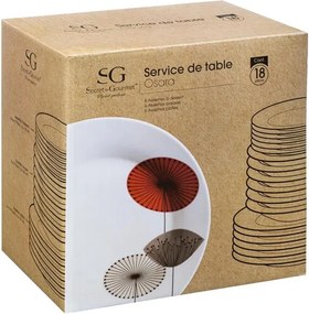 ΠΙΆΤΑ - ΣΕΤ ΔΕΊΠΝΟΥ/ΚΑΦΈ 18P SET OSARA 150275