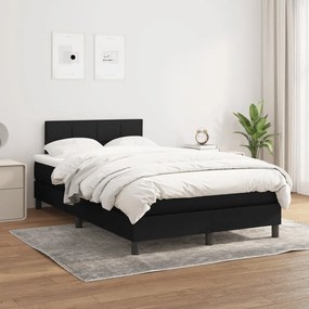 ΚΡΕΒΑΤΙ BOXSPRING ΜΕ ΣΤΡΩΜΑ ΜΑΥΡΟ 120X200 ΕΚ. ΥΦΑΣΜΑΤΙΝΟ 3140043