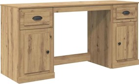 vidaXL Γραφείο με Ντουλάπι Artisan Oak Επεξεργασμένο Ξύλο