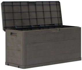 vidaXL Μπαούλο Αποθήκευσης Κήπου Καφέ 280 Λίτρα