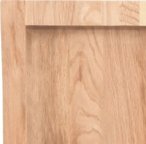 vidaXL Επιφ Τραπεζιού Αν Καφέ 100x60x(2-6)εκ. Επεξ. Μασίφ Ξύλο Δρυός