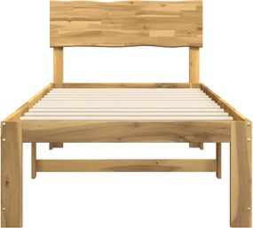 vidaXL Μονό Κρεβάτι με Κεφαλάρι ROSTOCK Λευκό 80 x 200 cm