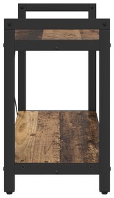 vidaXL Βιβλιοθήκη Παλαιό ξύλο 80 x 30 x 48.5 εκ Επεξεργασμένο ξύλο