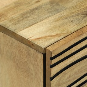 vidaXL Κομοδίνο - 50x33x60 cm από Μασίφ Ξύλο Μάνγκο.