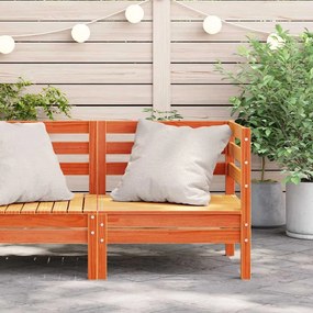 vidaXL Corner Sofa Solid pine wood Κερί Παλαίωσης Medium