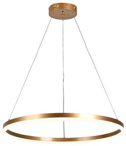 Inlight Κρεμαστό φωτιστικό LED 45W 3CCT (by switch on base) D:60cm (6095-C-Golden)