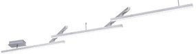 Πλαφονιέρα Οροφής 24,2xH12cm Νίκελ Ματ Led 23w 3000-5000K 2200lm Εφαρμογή Wiz Trio Lighting Melby 651210507