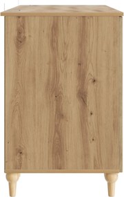 vidaXL Γραφείο Artisan Δρυς 142,5 x 50 x 75 εκ. Επεξεργασμένο Ξύλο
