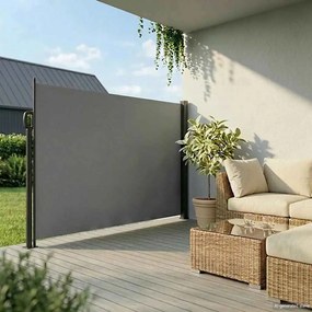 vidaXL Σκίαστρο Πλαϊνό Συρόμενο Ανθρακί 220 x 600 εκ.