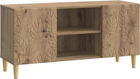 vidaXL Ντουλάπι TV 102 x 34,5 x 50 εκ. Artisan Δρυς Επεξεργασμένο Ξύλο