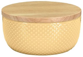 Βάζο Για Βαμβάκι Dotty 13,3x8,5cm Yellow Kleine Wolke Πηλός