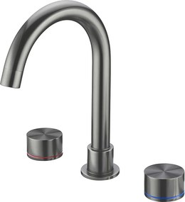 Sparke Nera 01 Gun Metal - Μπαταρία νιπτήρα 3 οπών