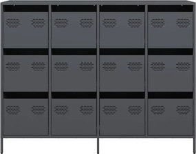 vidaXL Ντουλάπι Ανθρακί 135x39x103,5 εκ. από Χάλυβα Ψυχρής Έλασης