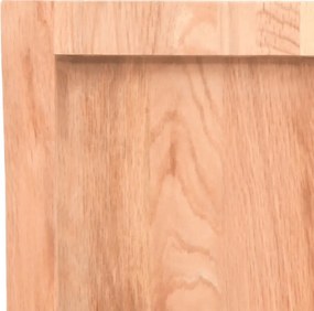 vidaXL Επιφ Τραπεζιού Αν Καφέ 120x50x(2-4)εκ. Επεξ. Μασίφ Ξύλο Δρυός