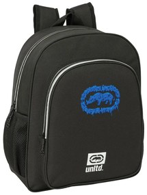 Σχολική Τσάντα Eckō Unltd. Worldwide Μαύρο 32 x 38 x 12 cm