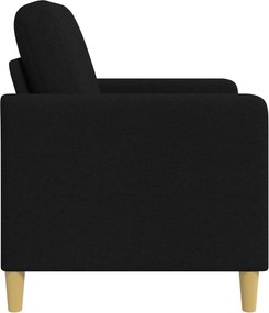 vidaXL Καναπές με Αποθήκευση Μαύρο 72 x 78 x 87 εκ. Πολυεστέρας