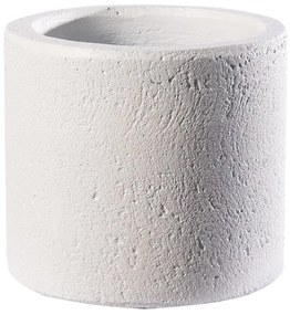 Γλάστρα Τσιμεντένια Κύλινδρος Echo B-8370-8 30x30x28cm White Supergreens Τσιμέντο