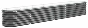 vidaXL Ζαρντινιέρα Ανθρακί 260x40x36 εκ Ατσάλι με Ηλεκτρ. Βαφή Πούδρας