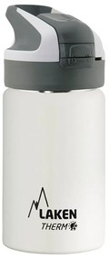 Παγούρι - Θερμός 350ml Με Καλαμάκι Laken Λευκό