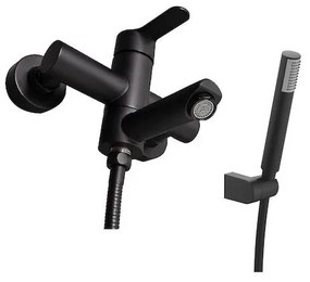 Sanitec Florence 00-99-00595 Αναμεικτική Μπαταρία Λουτρού Ματ Μαύρο