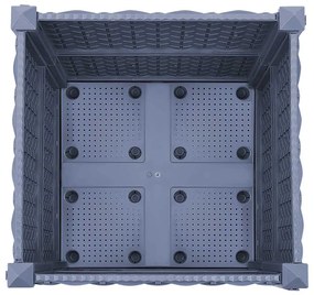 vidaXL Ζαρντινιέρα 40 x 40 x 38 εκ. από Πολυπροπυλένιο