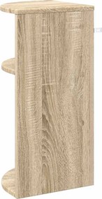 vidaXL End Table Δρύς Sonoma 29,6 x 29,6 x 60 εκ Επεξεργασμένο ξύλο