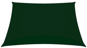 Πανί Σκίασης Τετράγωνο Σκούρο Πράσινο 4 x 4 μ από Ύφασμα Oxford - Πράσινο