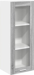 vidaXL Κρεμαστό ντουλάπι Γκρίζο Σονομα 40 x 31 x 100 εκ.