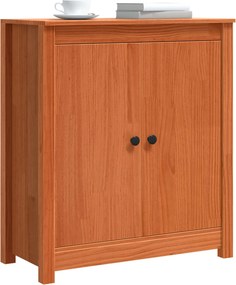 vidaXL Πλαϊνό γραφείο Κερωτό καφέ 70 x 35 x 80 εκ.