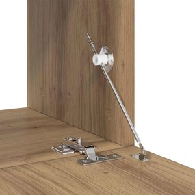 vidaXL Σετ επίπλου τηλεόρασης 4 pcs Artisan Oak Επεξεργασμένο ξύλο