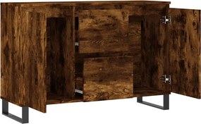 vidaXL Ντουλάπι Καπνιστή Δρυς 101,5x35x70 εκ. από Επεξεργασμένο Ξύλο