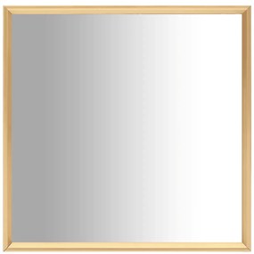 vidaXL Καθρέφτης Χρυσός 40 x 40 εκ.
