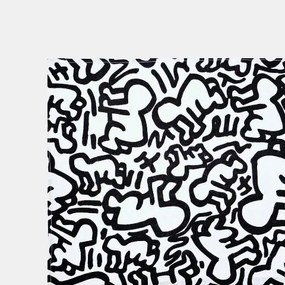 Μουσελίνα Etta loves Keith Haring Baby 120x120cm