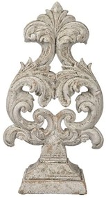 Διακοσμητικό Αντικείμενο Επιτραπέζιο Cornelius AV1230 19,8x8,9x36,8cm White-Beige Artekko Ρητίνη