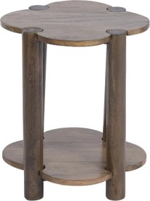 Βοηθητικό Τραπέζι Home ESPRIT Καφέ 40 x 40 x 47 cm