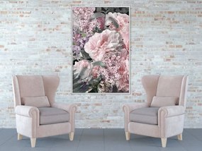 Αφίσα - Floral Life - 30x45 - Μαύρο - Χωρίς πασπαρτού