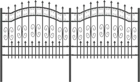 vidaXL Φράχτης Κήπου KAMPEN 240 x 140 cm Mesh Γκρι