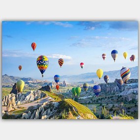 Πίνακας Καμβάς 441HPE2574 100x70cm Multi Wallity Horizontal Ξύλο, Καμβάς