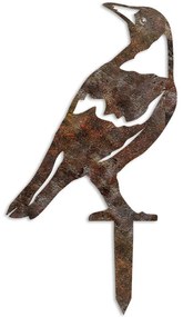 Διακοσμητικό Δαπέδου Κήπου Bird 565TNL1286 27x35cm Rust Aberto Design Metal