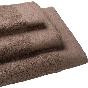 Πετσέτα LOOP BROWN Πετσέτα προσώπου: 50 x 90 εκ.