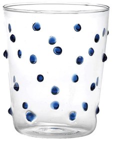 Ποτήρι Νερού Party PY00107 450ml Blue-Clear Zafferano Γυαλί